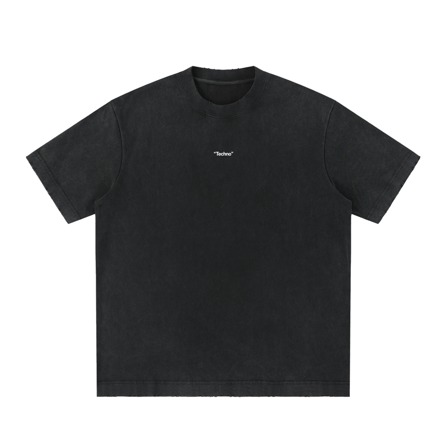 Heavyweight Washed "Techno" Shirt