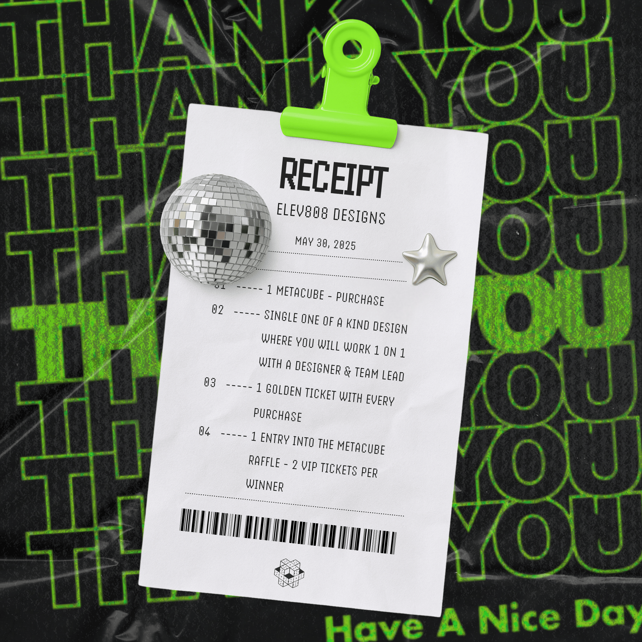 808 METACUBE V3 (1/1 JERSEY)