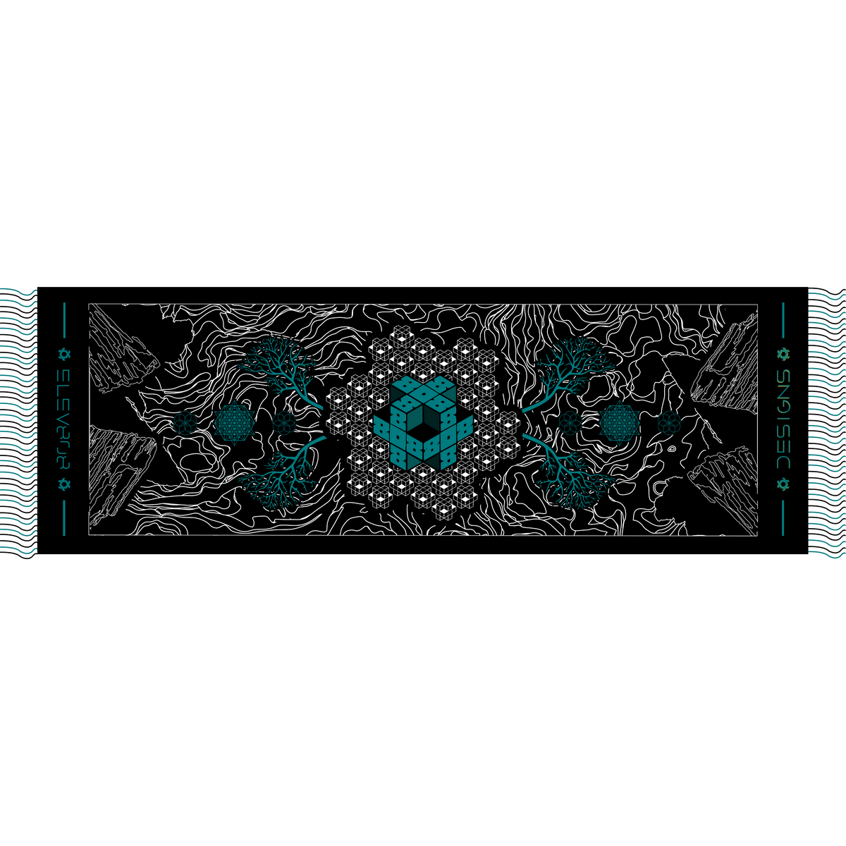 808 Teal Pashmina