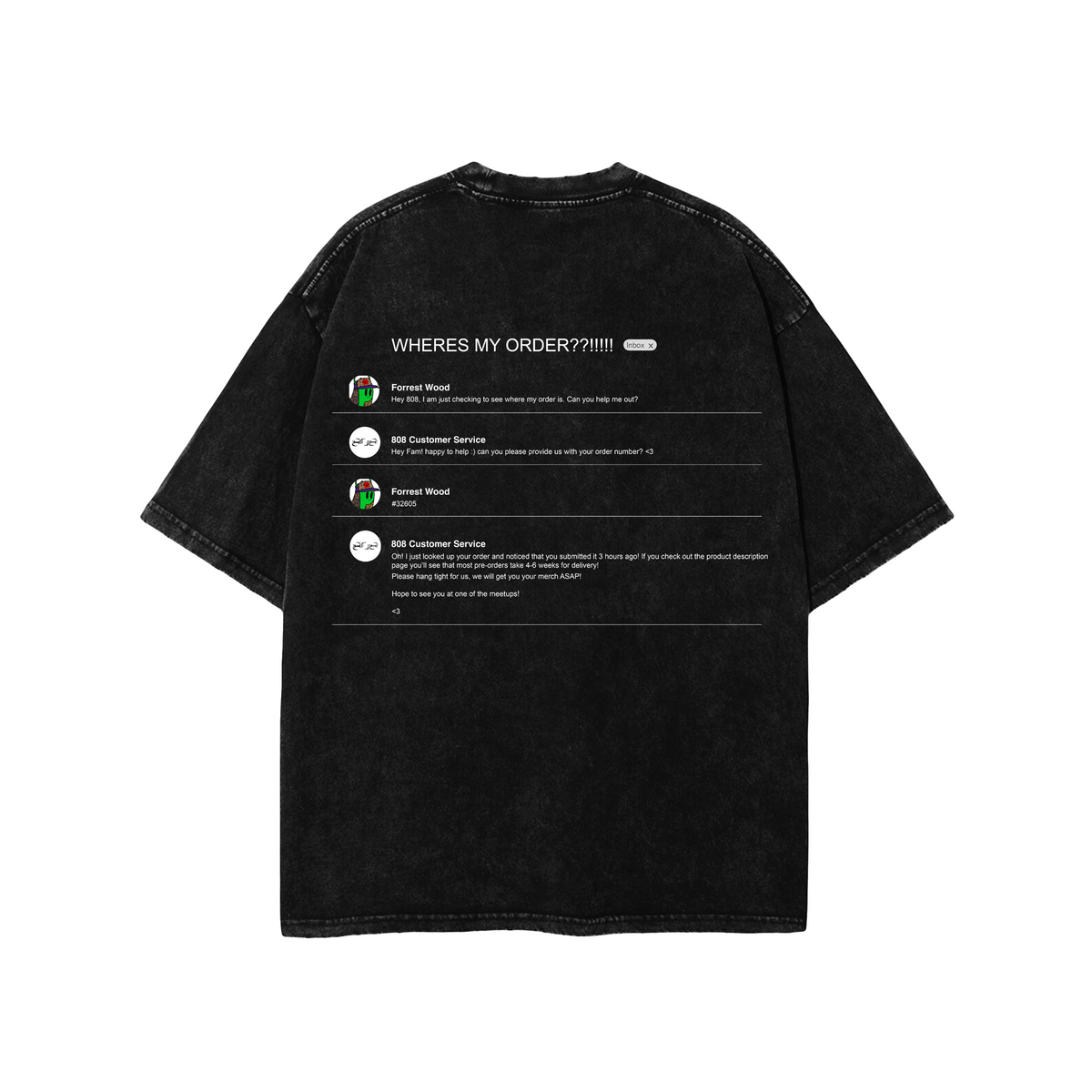 CUSTOMER SERVICE T SHIRT