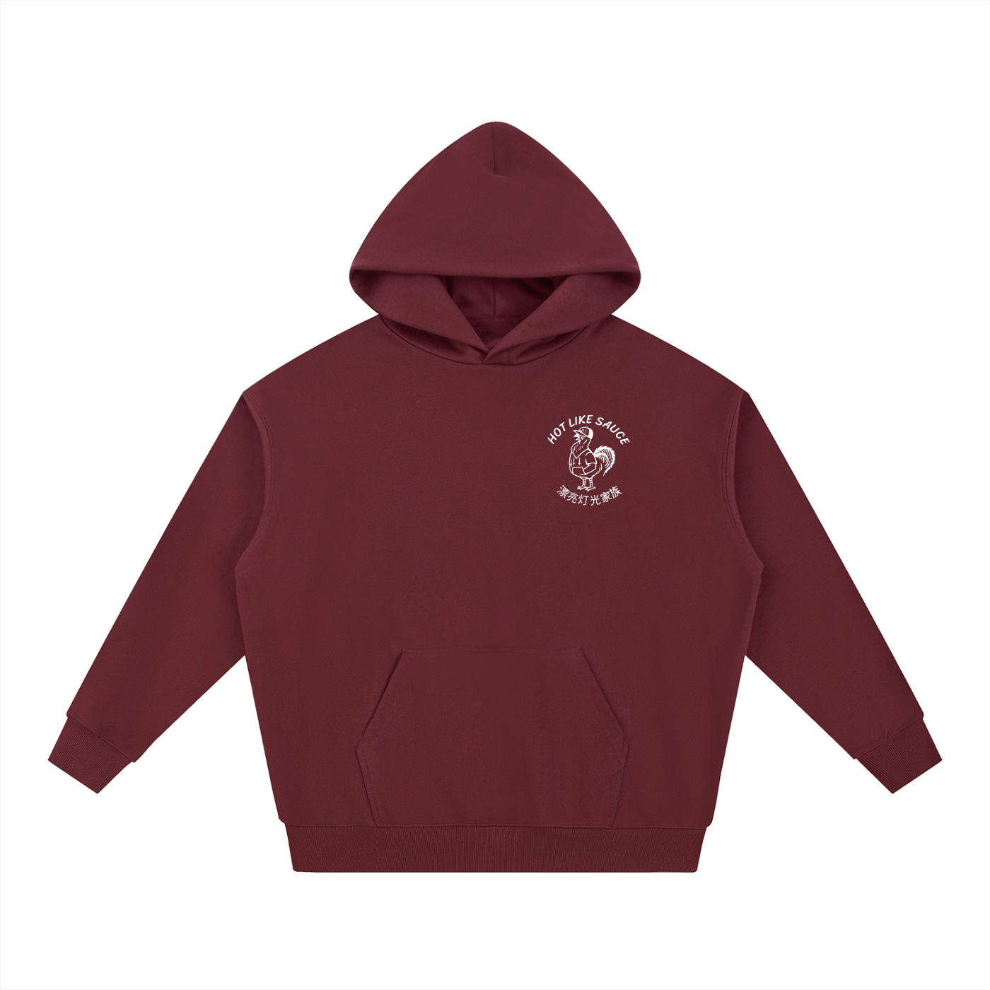 Hot Like Sauce Hoodie - White Logo