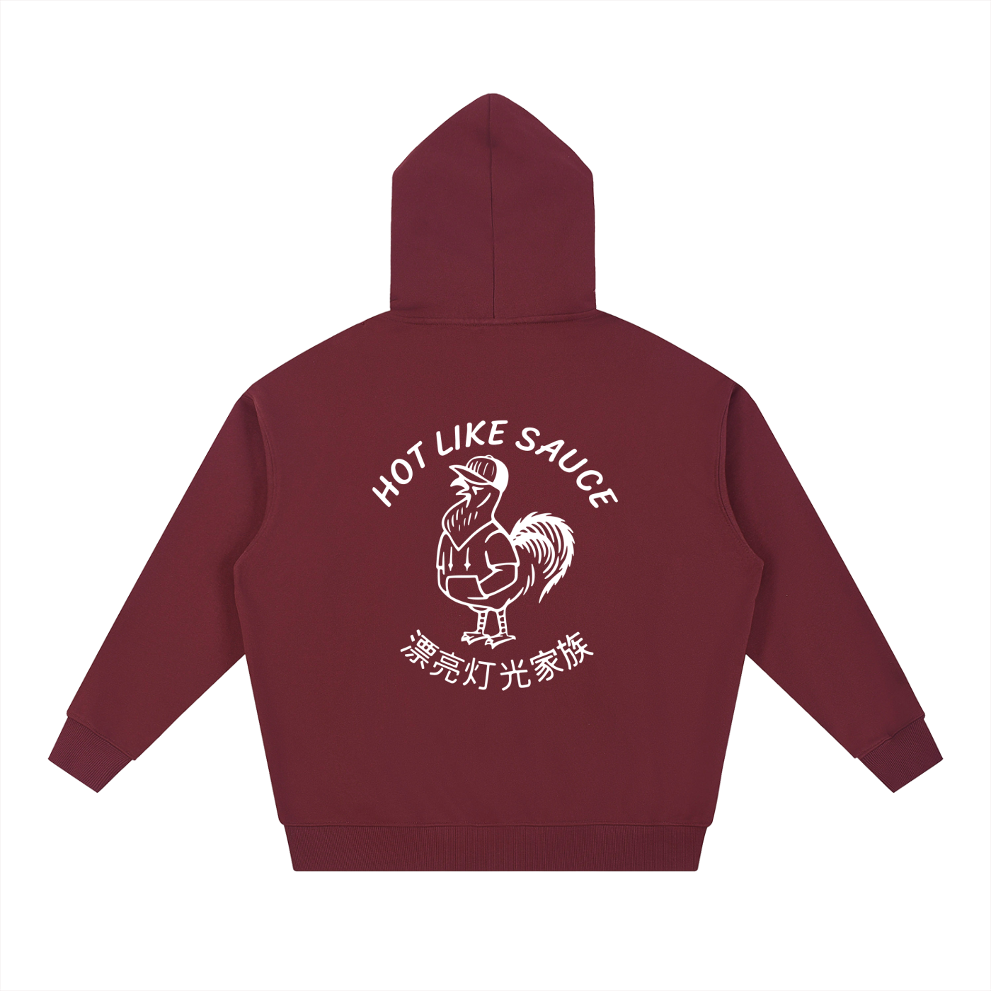 Hot Like Sauce Hoodie - White Logo